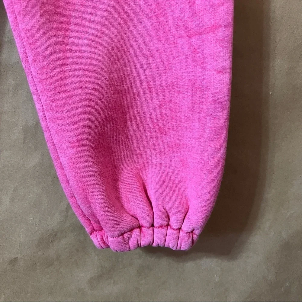 Natasha Zinko Sweat Set Embroidered Pig Elephant Sweatshirt Joggers Pink Size XS - Picture 12 of 16